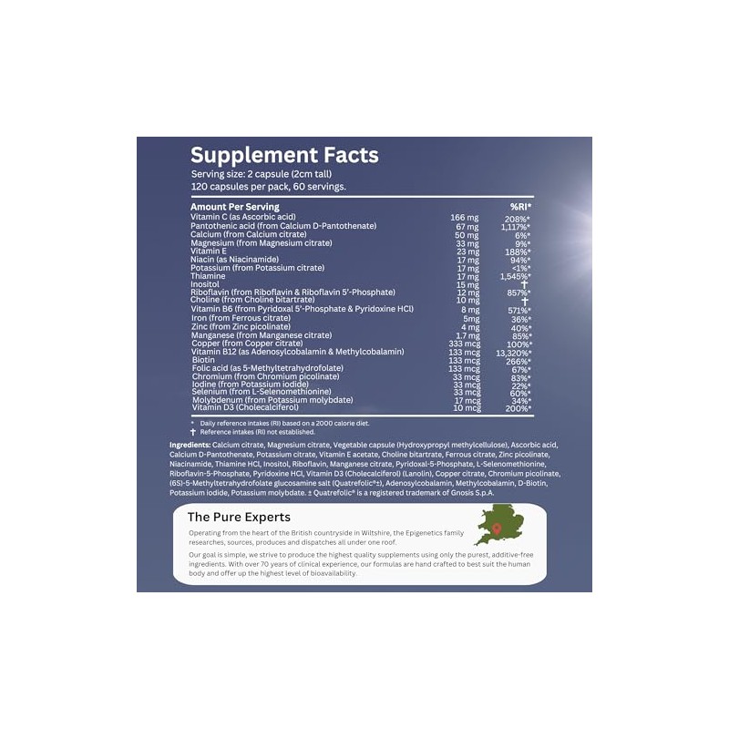 Multivitamin & Mineral | 25 Essential Vitamins & Minerals for