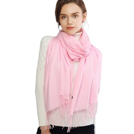 Scarfs for Women Winter Pink Pashmina Shawls and Wraps for Evening Dresses Warm Large Scarves Wedding Shawl