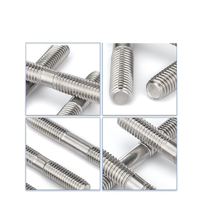 BOZONLI Stainless Steel Double-end Stud - Equal Length Stud Bolts