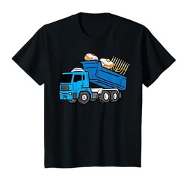 Kids Hanukkah Dump Truck Cute Chanukah Jewish Boys Kids Toddlers T-Shirt