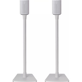 Sonos Era 100 Sanus Fixed Height Speaker Stand for Sonos Era 100- Pair White
