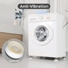 Alyvisun Washing Machine Feet Pads, 4PCS Universal Anti Vibration Slip