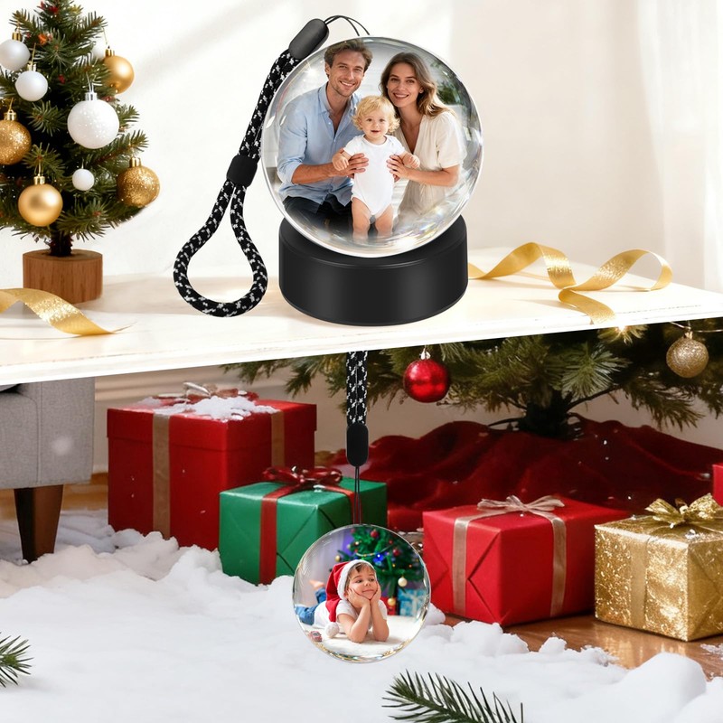 Memory Sphere Ball–Wi-Fi Crystal Video Orb for Photos & Videos