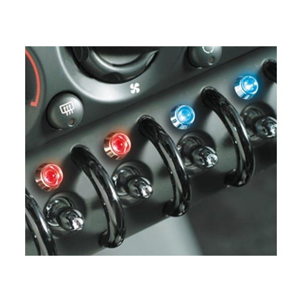 FOLIATEC FT33143 LED Control Light, Fire Red Reflector, Dia 10