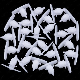 Rexka 25pcs Front Door Seal Gasket Clip 7H0837485 for VW T5 T6