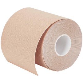 Hollywood Fashion Secrets Body Contour Tape, Medium, Skin-Safe Breast Lift & Shaping, Adhesive Cloth Strips, 197" Long Roll