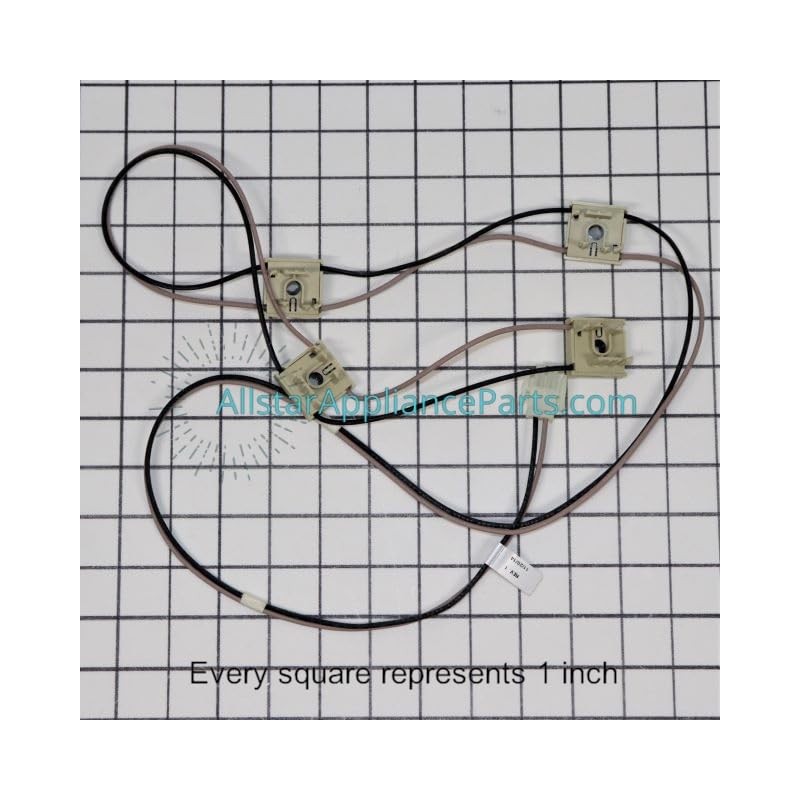 WPW10204717 Range Spark Ignition Switch and Harness