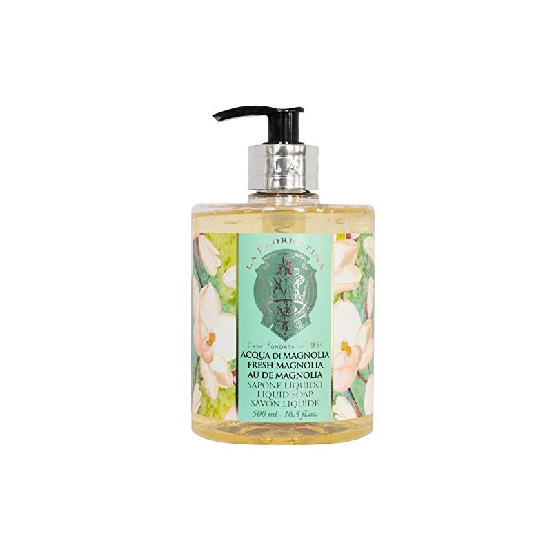 La Florentina Liquid Soap, Fresh Magnolia Body Soap, 16.9 fl