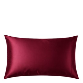 Casa Della Silk Dolce Mulberry Silk Pillowcase – Large – Bordeaux Red
