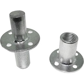 TAODAN 304 Stainless Steel Tee Nut Brad Hole Screw-in T-Nut Bedpost Connector Furniture Hardware Fittings M20