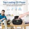 Nextron Portable Stereo CD Player Boombox with AM/FM Radio, Bluetooth,