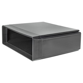 tomzz Audio 2400-059 Car Radio Undermount Console Stackable Universal for Car Radio Radio Taximeter Car Truck Boat Motorhome Construction Vehicles