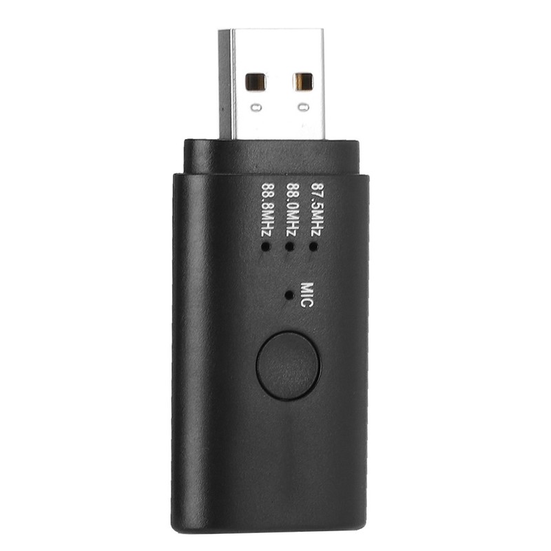 Portable USB Wireless Bluetooth5.0 Audio Receiver Equipment Accessory for Car