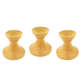 Needzo Pysanky Egg Holder Set of 3 for Wooden Egg Display - 2 Inch Tall