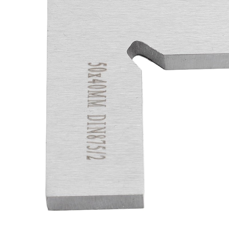 Topyond Machinist Square 90 Degree, 50x40mm Carbon Steel Right Angle
