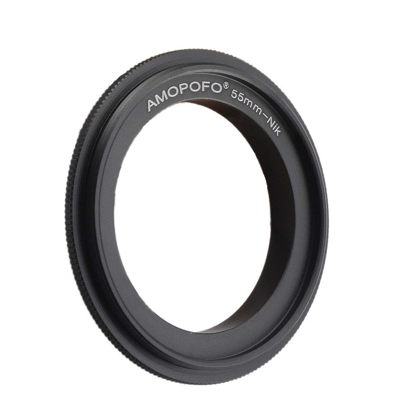 55mm-Nikon Macro Ring,55mm to AI Reverse Adapter Ring,Compatible with for