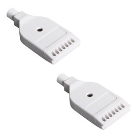 Aopin Blowing Wind Nozzle G1/4 Male, Flat Air Nozzle Orifice, ABS Air Wind Nozzle Air Spray Nozzle Jet Nozzle Suitable for Compressed Air Machine Accessory, To Dust Removal, Air Drying 2 Pcs