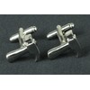 Miniblings Cufflinks Buttons Hammer + Hammer Carpenter Craftsman Box