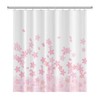 Umpoo Pink Floral Bathroom Shower Curtain Cherry Blossom Dreamy Flowers