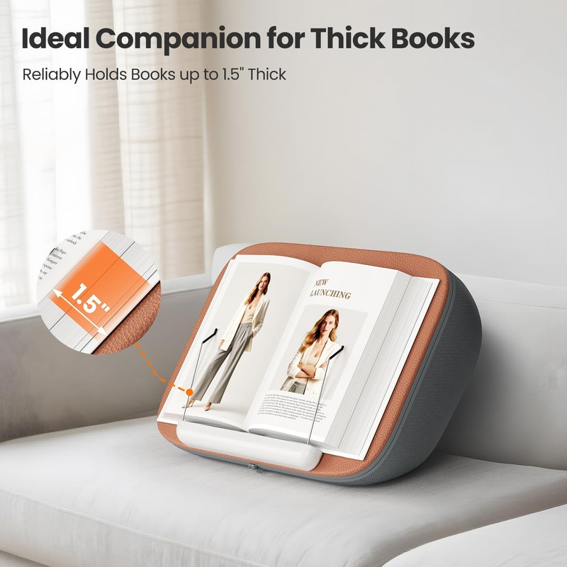 Tounee Book Stand - Ultra Soft Lap Beanbag Pillow for