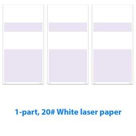 Plain Laser Repair Orders (Form LZR-RO) - 8-1/2" × 11" 1-Part 20# White Laser Paper - Economical Solution for Service Repair Documentation in Automotive Industries - Pack of 750