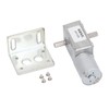 DC Motor 25kg.cm 12mm Double Shafts Self Locking Reversible Worm