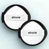 Elravie Mela Return Dual Spot Cushion SPF50+ PA++++, Refill No. 21, 2 pieces / 엘라비에 멜라 리턴 듀얼 기미쿠션 SPF50+ PA++++, 리필 21호, 2개