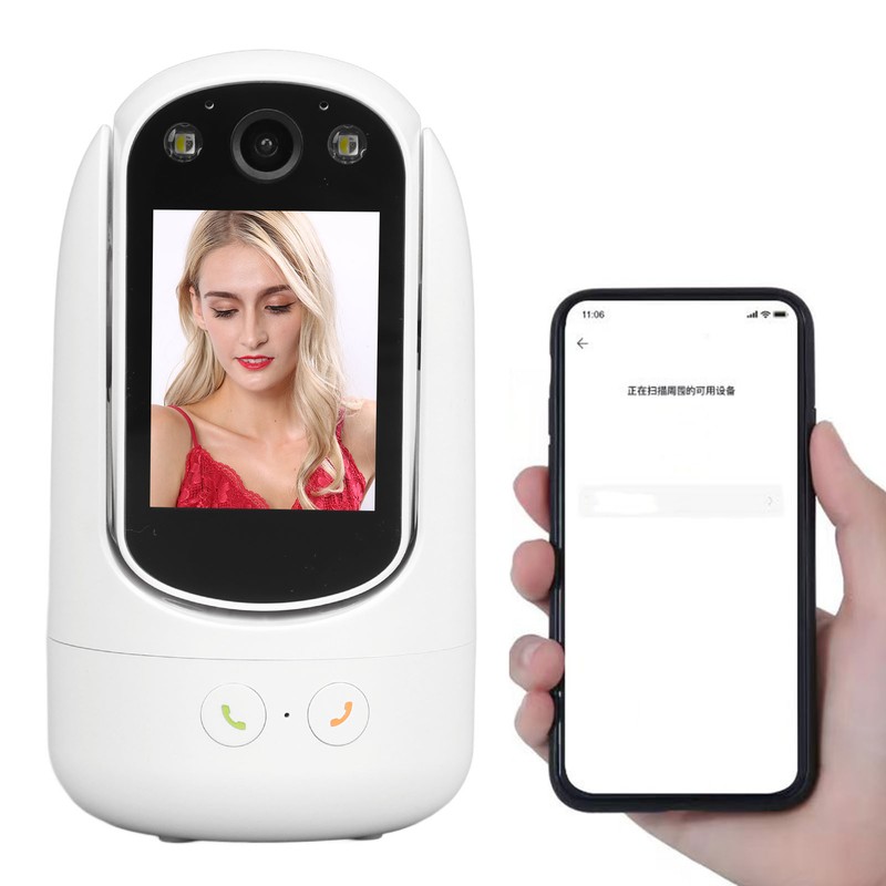 2.8in Two Way Video and Audio Camera 1080P 360 Degree