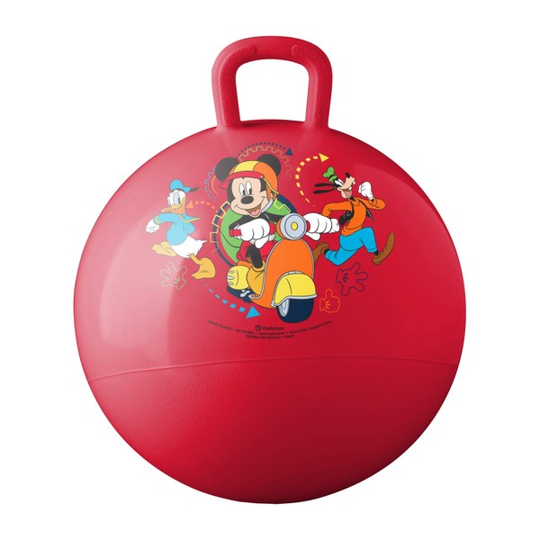 Hedstrom ディズニー ミッキーマウス ホッパーボール 子供用 15インチ レッド Sサイズ 55-73292