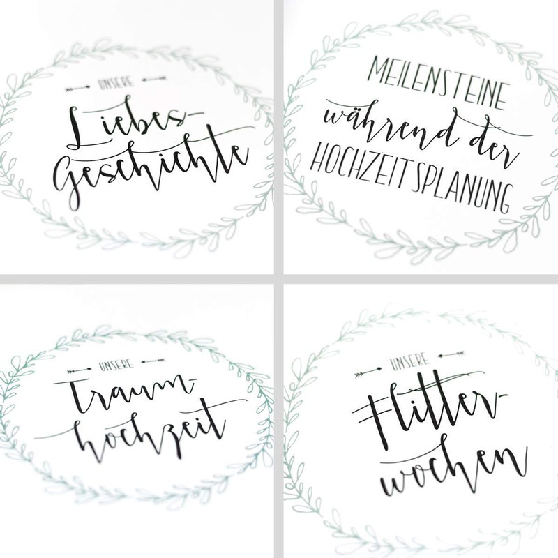 Design wedding album - our dream wedding, memory album, wedding