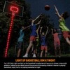 W WHEEL UP Basketball Hoop Lights Waterproof Remote Control Basketball