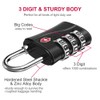 ZHEGE Suitcase Locks TSA Approved, 3 Digit Luggage Locks with