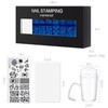 10Pcs/Set Nail Stamping Plates with Silicone Clear Stamper Scraper Flowers