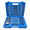 17-Piece SDS Plus Drill Bit and Chisel Set for Masonry