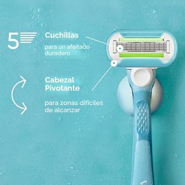 Gillette Venus Extra suave, 4 unidades, además de Gillette Venus Extra Smooth Sensitive 2 unidades, repuestos de cuchilla de afeitar para mujer de 5 h