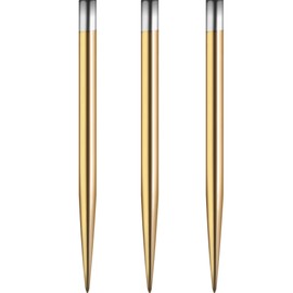 Mission Darts Glide Steel Tip Dart Points | Smooth Plain Spare Points, 38mm, Gold (#_1xX2441)