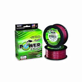Power Pro Spectra Fiber Braided Fishing Line, Vermilion Red, 500YD/30LB