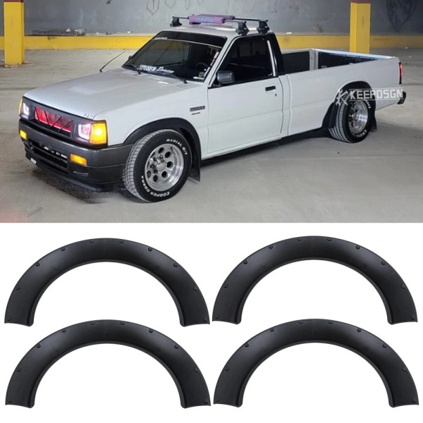KEEPDSGN 890mm Car Fender Flares Wide Body Kit Wheel Arches