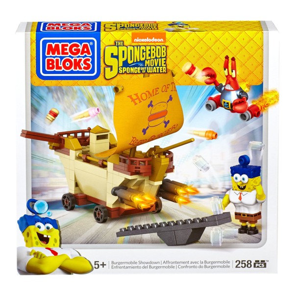 Mega Bloks SpongeBob Burgermobile Showdown Building Set