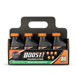 Opti-Lube Boost! Formula Diesel Fuel Additive - 8 pack 4oz bottles with Opti-Box