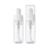 UTENEW 2-Piece Plastic Foamer Bottle Clear Pump Dispenser Mini Travel