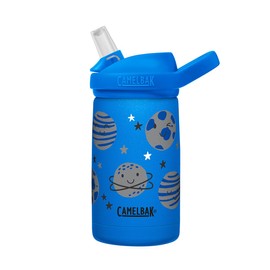 Camelback Eddie Plus Kids Stainless Steel 11.8 fl oz (350 ml), Space Smile Water Bottle, Vacuum Insulated, For Kids