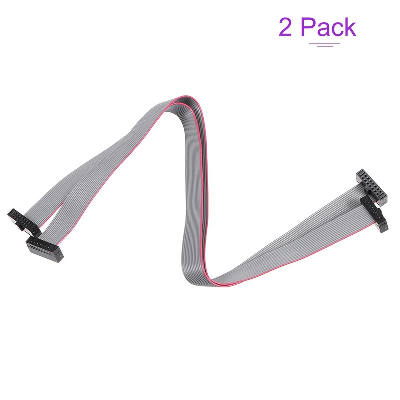 DMiotech 2 Pack Long 20 cm 1.27 mm Flat Ribbon