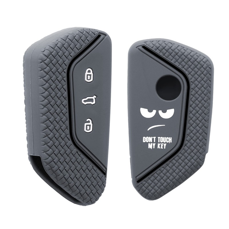 kwmobile Car Key Case Compatible with VW Golf 8 3-Button