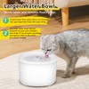 3L Cat Water Fountain, Cat Fountains for Drinking, Double Filtration