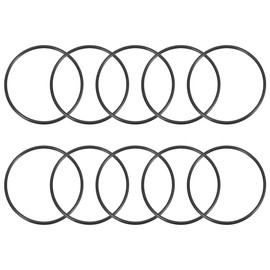 sourcing map Nitrile Rubber O-Rings 80mm OD 75.2mm ID 2.4mm Width, Metric Sealing Gasket, Pack of 10
