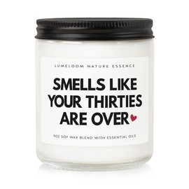 LUMELOOM 40th Birthday Gifts Women, 9oz Aromatherapy Lavender Soy Wax Candle for Home Scented- 1984 Birthday, 40 Year Old Birthday Gifts for Women Unique, 40th Birthday Gifts, Decorations for Women