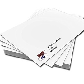 ARK A5 160gsm White Blank Card Cardstock (100 Sheets)