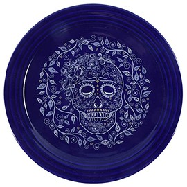 Fiesta Skull and Vine Twilight Chop Plate (Round Platter)