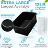 Ice Block Form With Lid Makes 12 Lb. Ice Cube